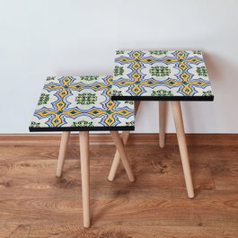 Hanah Home Juego de Mesas Nido Multicolor